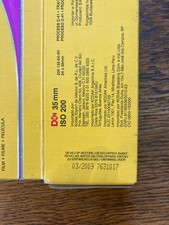 Kodak GOLD 200 35 mm film - 3 canisters - 72 exposures total - expired 3/2009