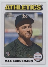 2024 Topps Heritage High Number SP White Border Max Schuemann #712 pk8