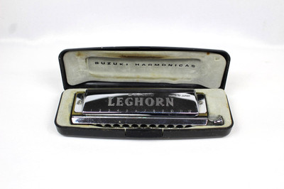 SUZUKI LEGORN SC-48 HARMONICA WITH CASE -MADE IN JAPAN