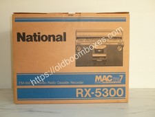 NATIONAL RX-5300 Stereo Radio Cassette Recorder