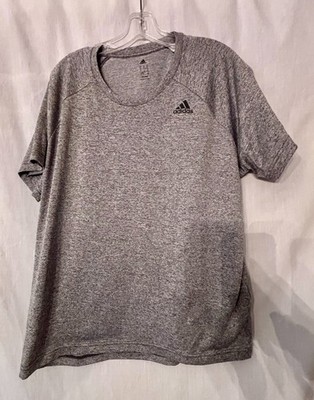 Adidas Climalite Gray Heather Athletic T Shirt Men's XL Short Sleeve S20871