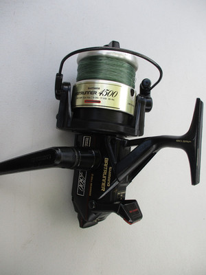 Shimano Baitrunner 4500 Spinning Reel, Used, Graphite Titanium body, Spooled