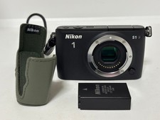 Nikon 1 S1 Black Body Excellent Condition Digital Mirrorless Camera