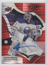 2021 Upper Deck Allure Rookies Red Rainbow Ukko-Pekka Luukkonen #122 Auto 05xg