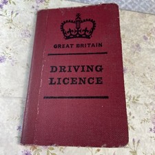 Vintage Great Britain Driving Licence Norfolk County Coucil  RTA 1972 1974