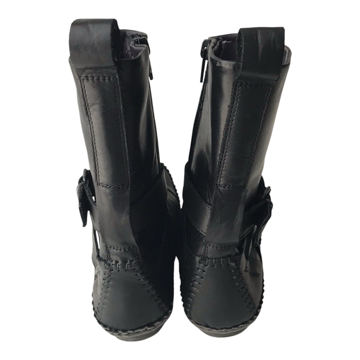 MARITHE FRANCOIS GIRBAUD Patchwork Leather Boots … - image 9