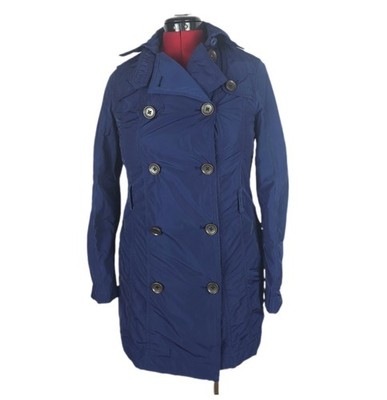 Tommy Hilfiger Denim Trenchcoat S Mantel Übergangsjacke Jacket coat Blue *TOP*