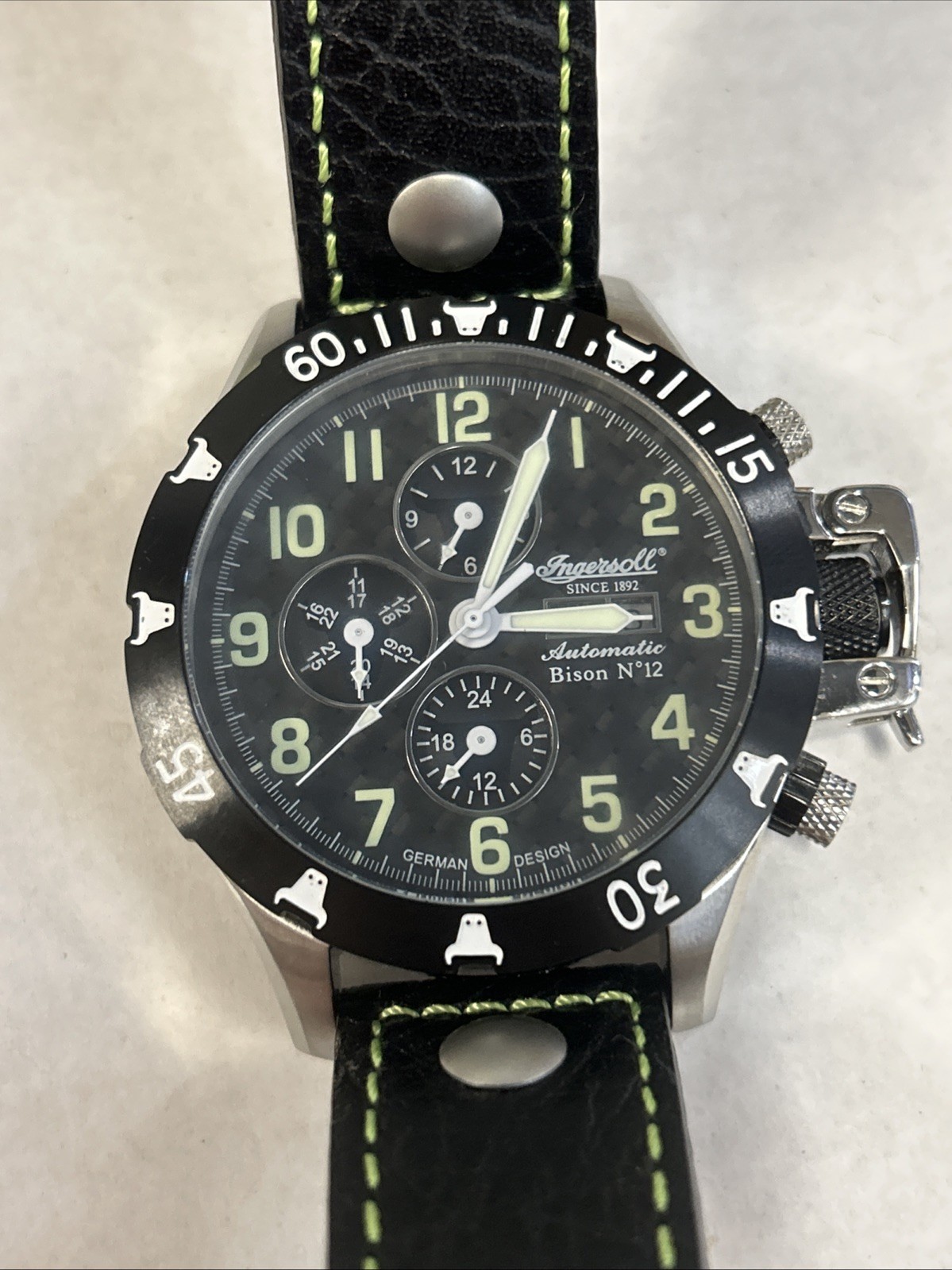 Ingersoll Bison N°12 IN2803 Limited Edition Yellow Markers