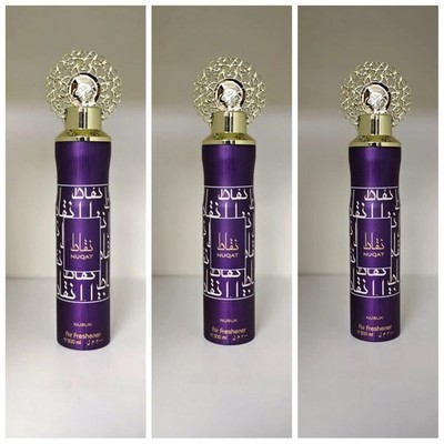Dubai Lufterfrischer Nuqat Oud Bundle 3 x 300ml Luxusduft Langanhaltend