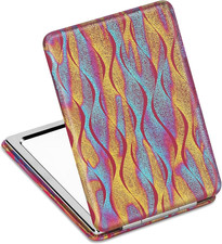 Premium Travel Makeup Vanity Mirror for Handbag Purse Pocket, Magnifying Beauty