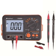 Digital Insulation Resistance Tester 1999 Counts Megohmmeter AC DC Voltmeter ...