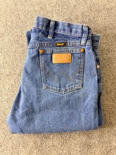 Wrangler 13MWZ Cowboy Cut Original Fit Mens Jeans 36x30 Medium Wash Denim