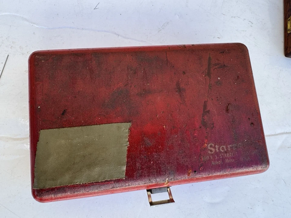 JUEGO PARALELO DE PRECISIÓN STARRETT 384 MAQUINISTA FABRICANTE DE HERRAMIENTAS INSPECCIÓN DE MOLIENDA Foto 3 de 3