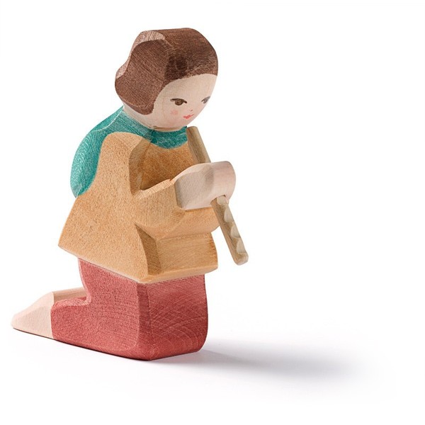 Hirte FlöTend - Ostheimer 42163 Holzfigur FüR Krippe Krippenfigur Neu-image