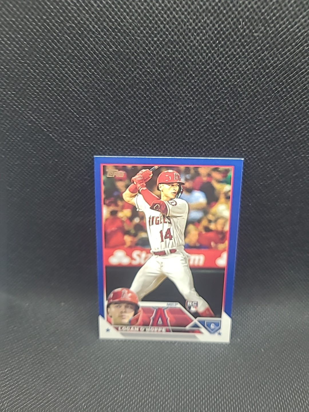 #363 Logan O'Hoppe RC Los Angeles Angels 2023 Topps Royal Blue Parallel