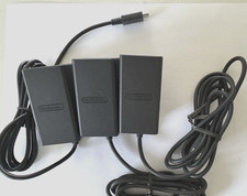 Lot of 3 Nintendo Switch Charge Cords for TV Dock Power Supply Brick AC Adapters