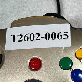 Nintendo 64 N64 Gold Controller Authentic OEM NUS-005 TESTED