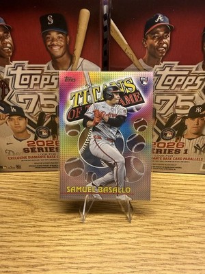2026 Topps Series 1 Titans Of The Game Samuel Basallo Orioles RC Rookie