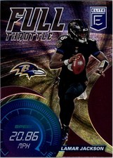 2021 Elite Full Throttle Pink #8 Lamar Jackson - FB