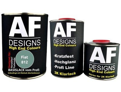 FÜR Fiat 812 Giada Metallic 2,5L Autolack Set Klarlack Härter