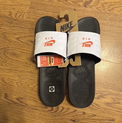 NIKE AIR MAX CAMDEN SLIDE NERO IPER CREMISI BIANCO TAGLIA 15 [BQ4626 009]