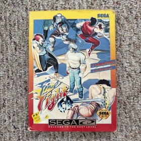 Final Fight CD (Sega CD, 1993) Complete with Box Manual & Registration Card