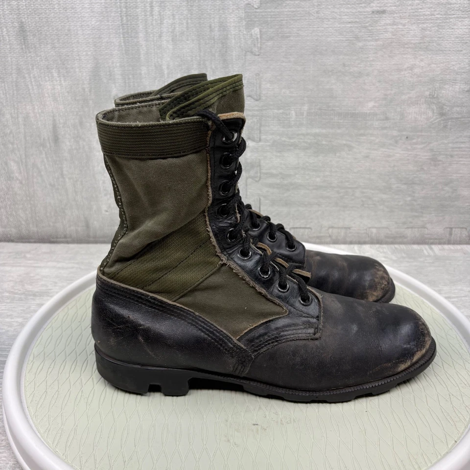 Botas de Combate de Colección Vietnam Ejército de Estados Unidos Selva Spike Protectoras Para Hombres 9.5R Bata Foto 4 de 4
