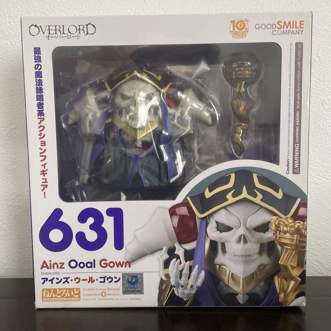 OVERLORD Ainz Ooal Gown フィギュア 631 Nendoroid 631 Overlord Ainz OOAL Gown Action Figure Good