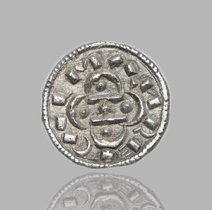 HUNGARY. Coloman, 1095-1116. Silver Denar, Cross type, Huszar 43