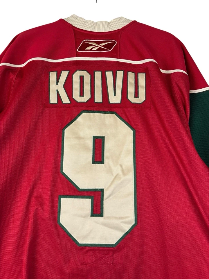 Jersey Suéter de Hockey Auténtico Minnesota Wild Años 2000 NHL Talla Pesada 60 Foto 4 de 4