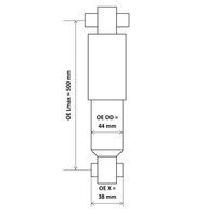 KYB StoßDäMpfer Gasdruck Hinterachse FüR Iveco Daily IV Pritsche/Fahrgestell