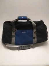 Samsonite™ Duffle Bag Gym Bag 20 x 10 x 10 Blue Gray Black Weather Resistant