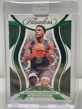 2024-25 Panini Flawless Emerald Diamond /5 - Anthony Edwards #1