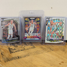 Panini 2024 WNBA Prizm Paige Bueckers Dallas Wings Rookie Groovy Card Lot (3)