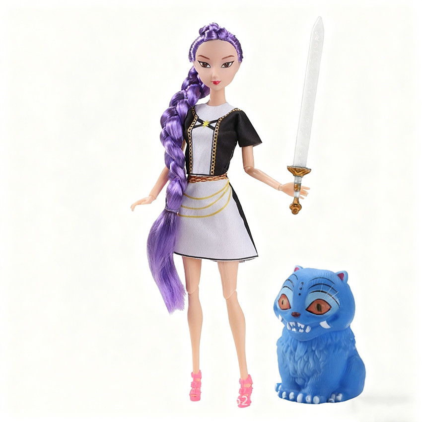 3PCS Gift Cosplay Kpop Demon Hunters Action Figures Mira Rumi Zoey Doll Toy JQ