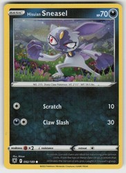 Hisuian Sneasel - 092/189 - Cosmos Holo - Astral Radiance Promo