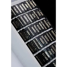 Gold Foil Lettering Leather Bible Tabs for Women and Men