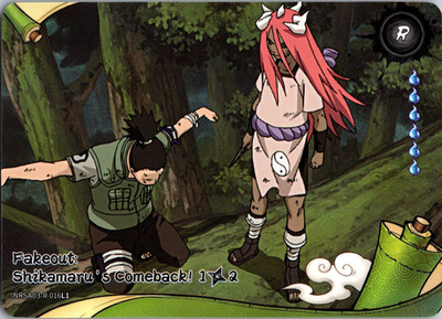 Kayou Naruto ''Fakeout: Shikamaru's Comeback!'' 1/2 NRSA03-R-016L1