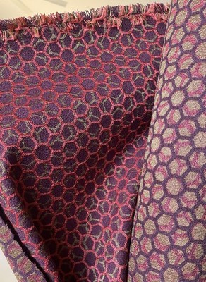 2+  Yds KNOLL TEXTILES K781 QUARK RUBY MILLE STAIN REPELLANT