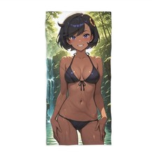 Emma マチエール Pokemon Anime Girl Spring Lake Bikini Beach Towel