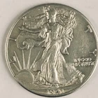 LOT #374    1941 WALKING LIBERTY HALF DOLLAR (AU/BU)