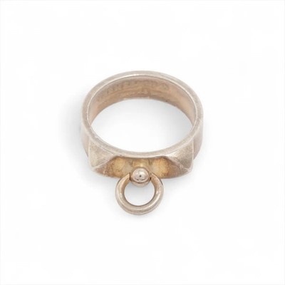 Hermès Collier de Chien 2018 Ring 48 925 4.2g Silver