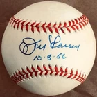 DON LARSEN Signed Rawlings Official American League Baseball JSA KK60699