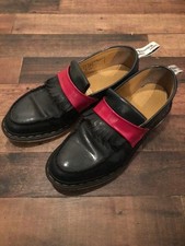 Dr. Martens Custom-Made Two-Tone Strap Loafers Boots UK9/US10 Black Men