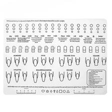 Silicone Practice Table Mat White