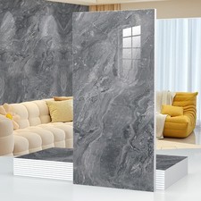10pcs Marble Peel and Stick Waterproof Wall Panels,Heat-Resistant Backsplash Til