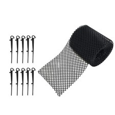 1 Set Gutter Guard Mesh Practical Gutter Leaves Plastic Gutter Net