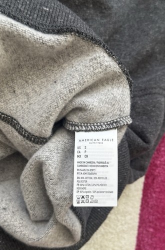 NWOT American Eagle size S Oversized Fleece Mock Neck City Mini Sweatshirt Dress - Picture 5 of 10