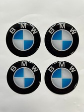 4x BMW Silikon Felgenemblem Aufkleber Nabenkappen Mitte Radkappe Logo Decal