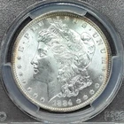 1884-S Morgan Silver Dollar San Francisco Mint Uncirculated (Surface Defects)